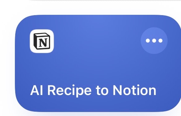 The iOS Shortcut