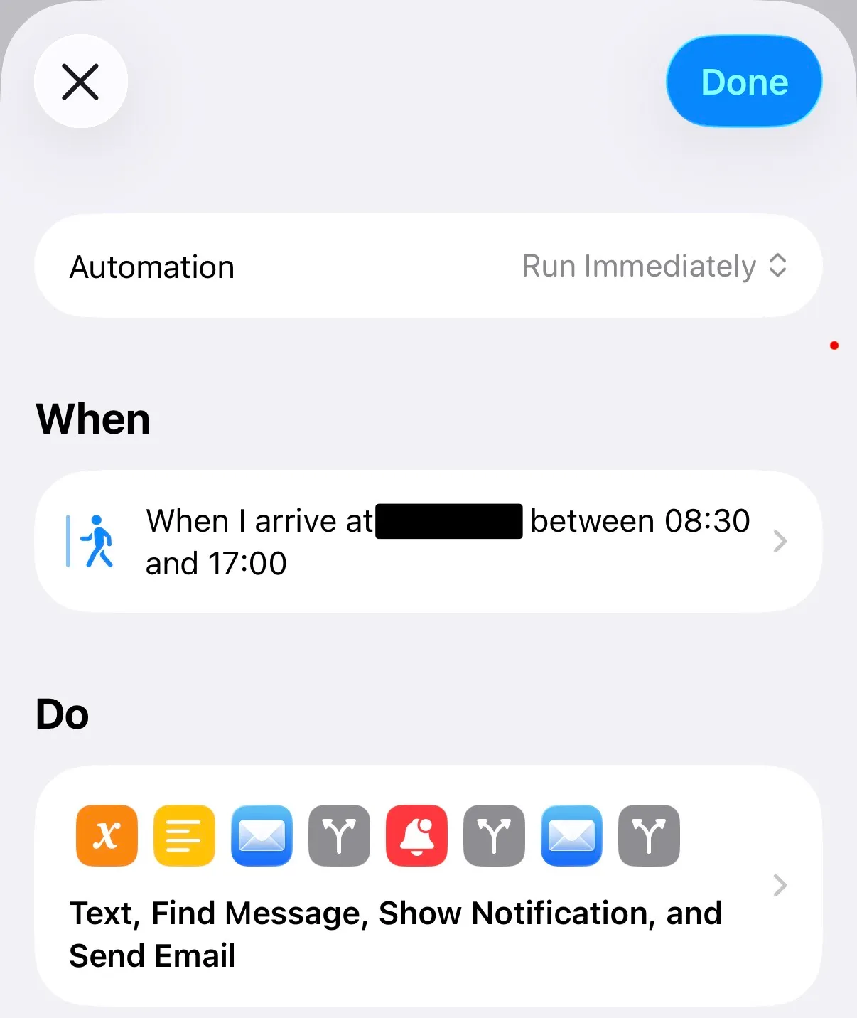 The location trigger